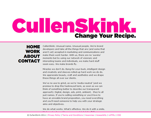 CullenSkink Website Design