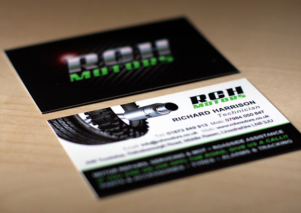RCH Motors Business Cards