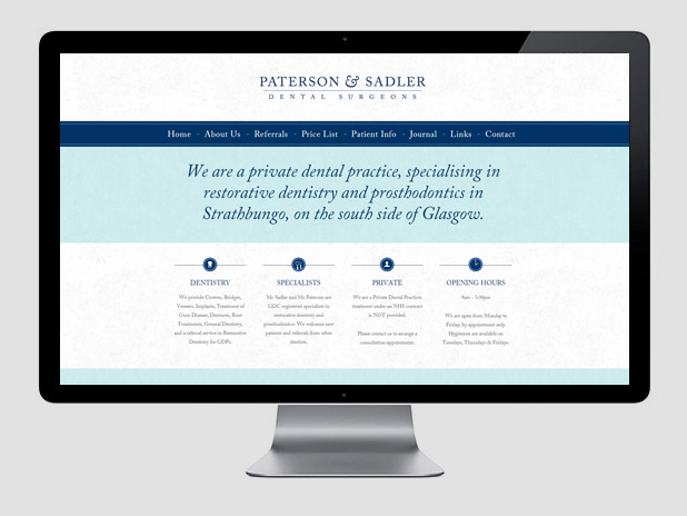 Paterson Sadler Website