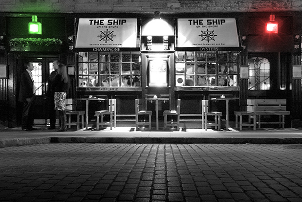 The Ship at night