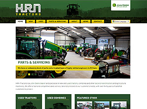 HRN Tractors Branding and Website Design