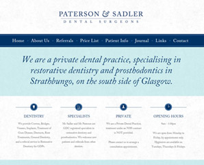 Paterson & Sadler Website Design
